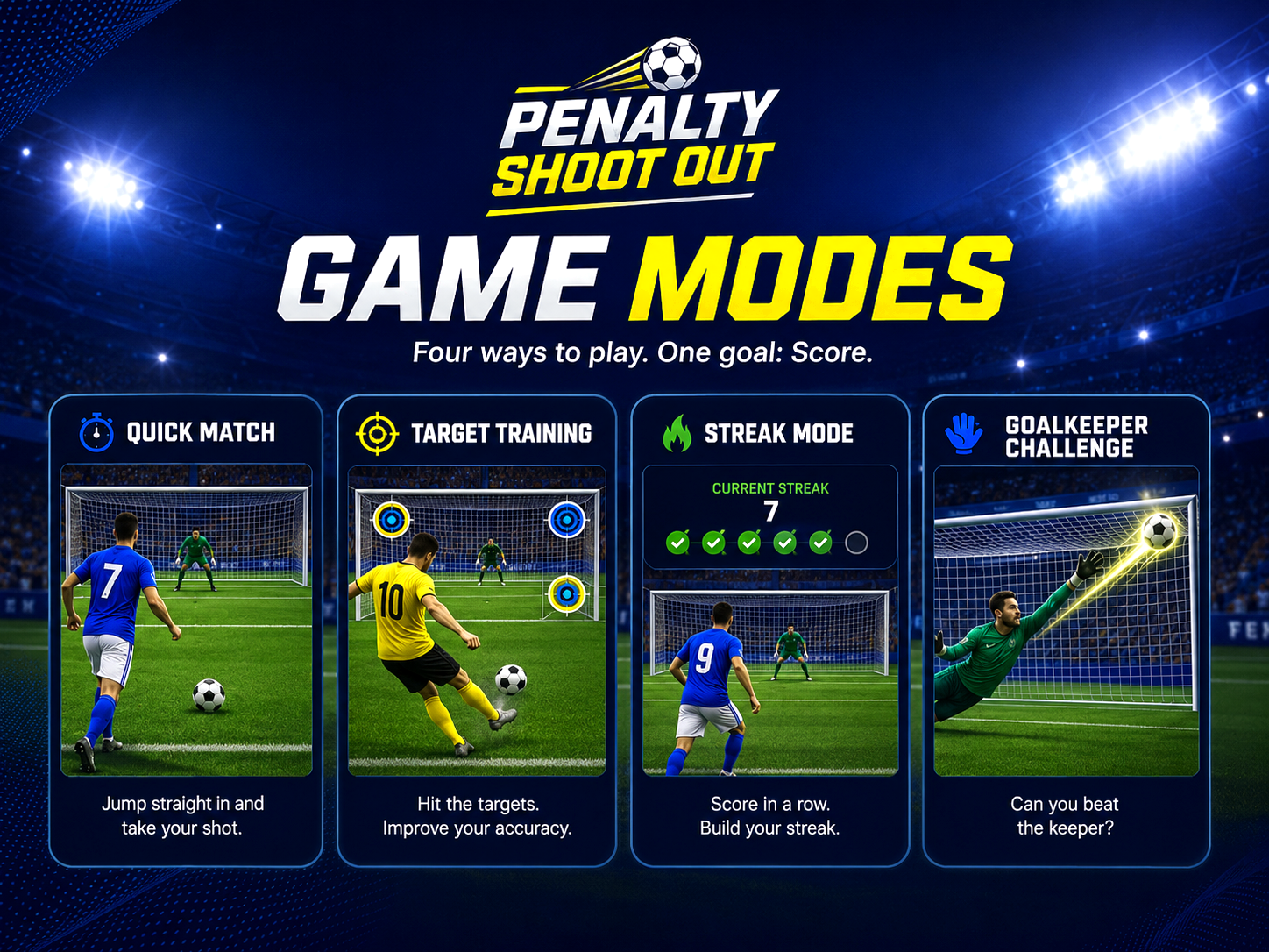 Game modes preview